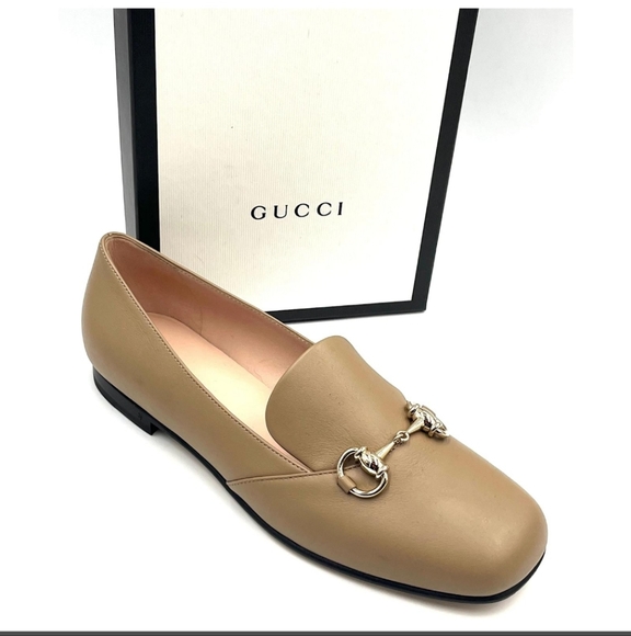 GUCCI Horsebit Accent Leather LoafersWomen's Size: 38 - Picture 1 of 7